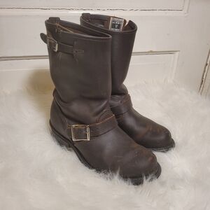 Vtg Biker Boots Frye
